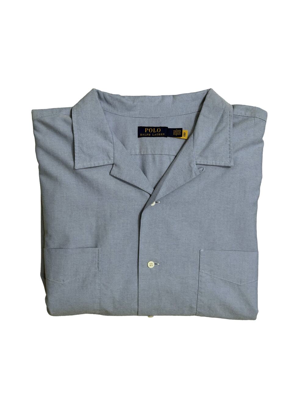 Polo Ralph Lauren Shirt Men's 4XLT Big & Tall Short Sleeve Sport Shirt Blue NEW